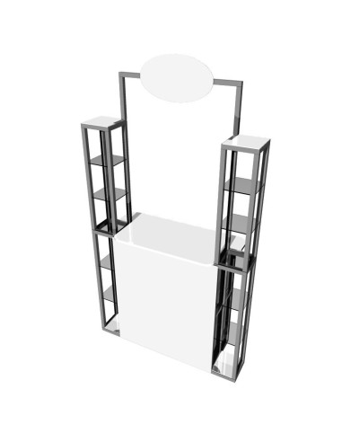 Combi Stand Ref. ES-CS-21 Counter con repisa doble