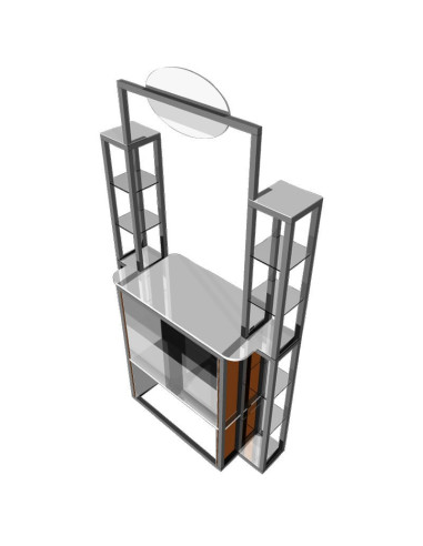 Combi Stand Ref. ES-CS-21 Counter con repisa doble