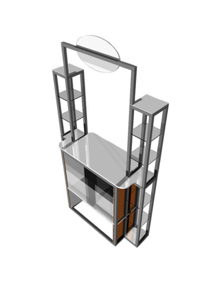 Combi Stand Ref. ES-CS-21 Counter con repisa doble