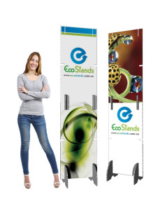 Backing publicitario de cartón modular Eco Stand de 50x200 cm