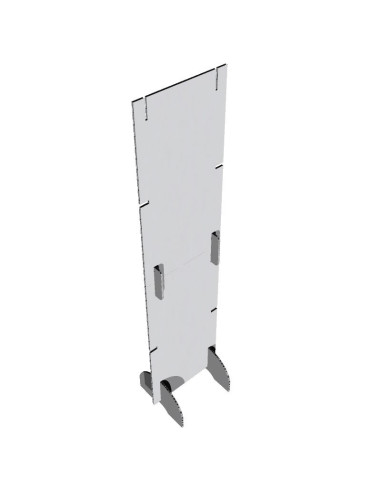 Backing publicitario de cartón modular Eco Stand de 50x200 cm