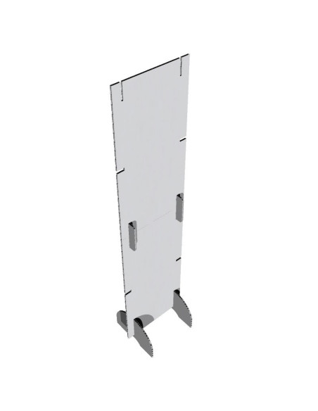 Backing publicitario de cartón modular Eco Stand de 50x200 cm