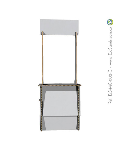 Mesa y counter de cartón Eco Stand 95x40