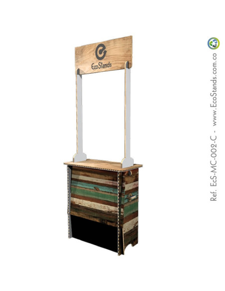 Mesa y counter de cartón Eco Stand 95x40