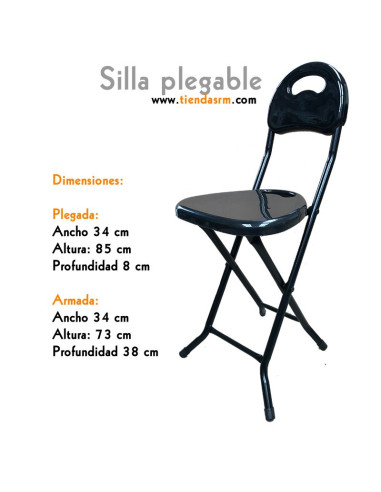 Silla plegable portátil