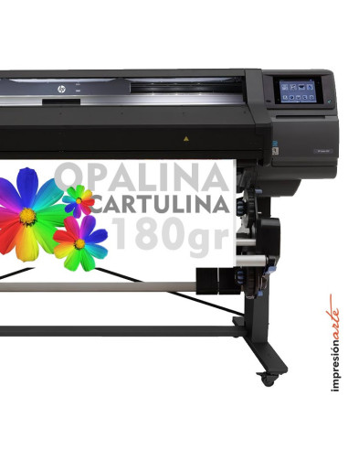 Impresión Digital gran formato sobre opalina 180 gr