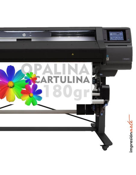 Impresión Digital gran formato sobre opalina 180 gr