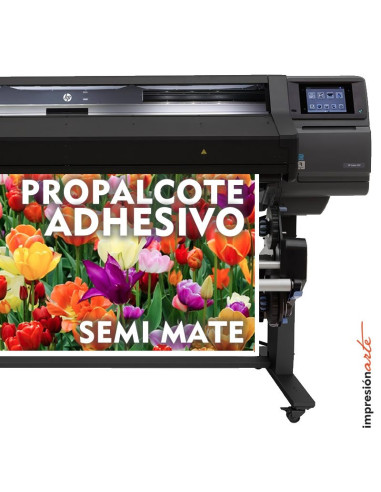 Impresión Digital sobre  papel satinado adhesivo