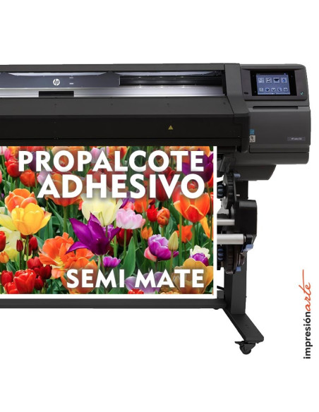 Impresión Digital sobre  papel satinado adhesivo
