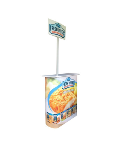 ExpoStands - Mesa o Counter de 90x40 cm con Cenefa