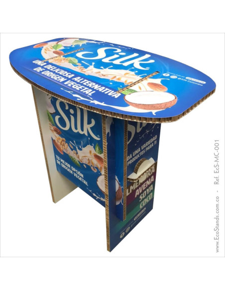 Mesa y counter de cartón Eco Stand 75x45