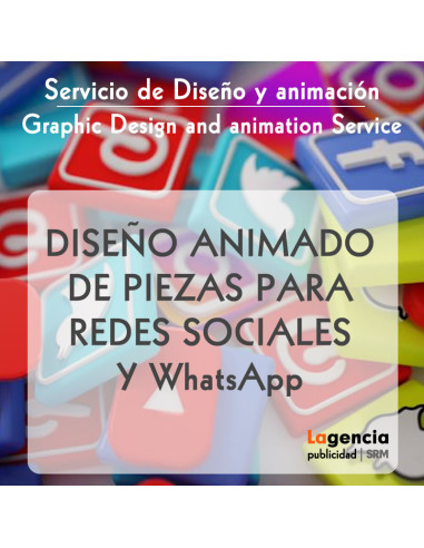 Diseño de piezas gráficas animadas para redes sociales