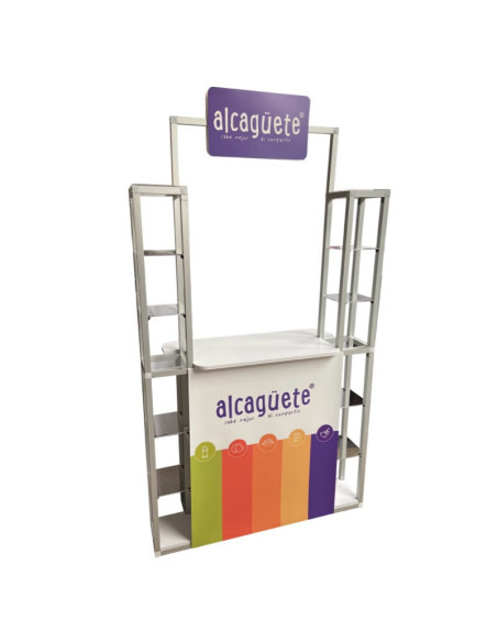 Combi Stand Ref. ES-CS-21 Counter con repisa doble
