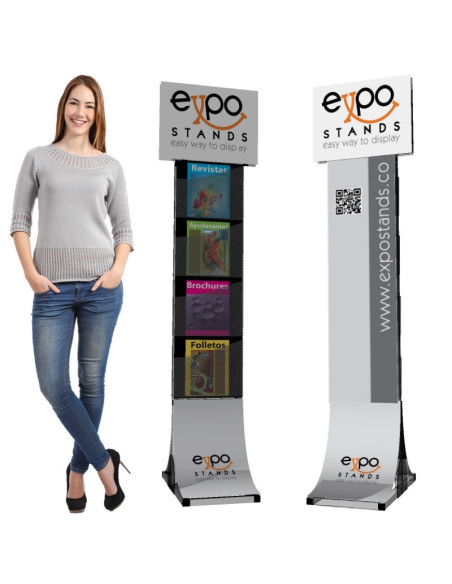 Porta Folletos dual.