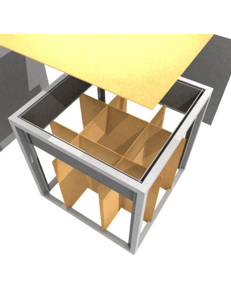 Botadero / basurero Pop Display 60x60x75