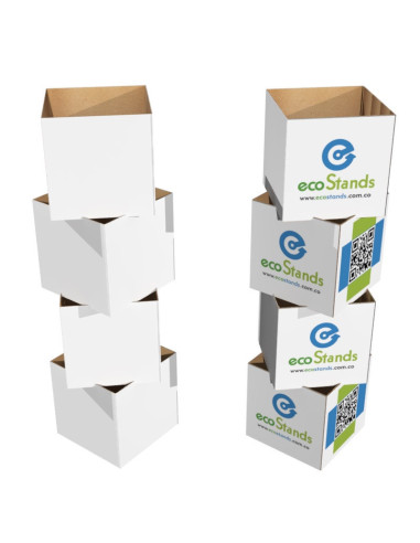 Totem cubos de 55 cm x 200 cm