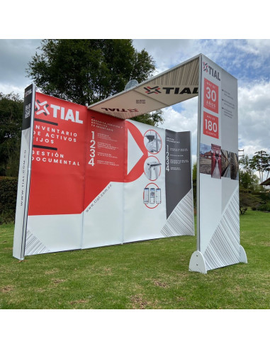 Stand publicitario de 3x2 Expo Stand Ref. ES-St-3x2-001