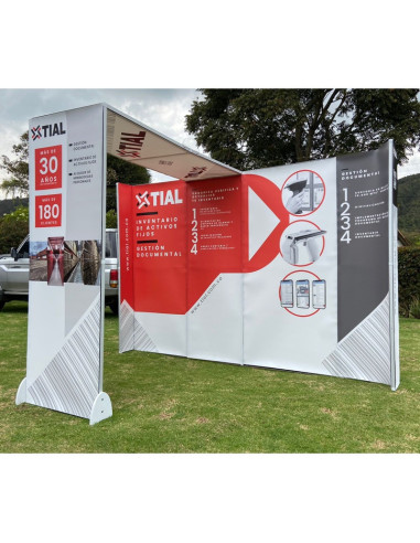 Stand publicitario de 3x2 Expo Stand Ref. ES-St-3x2-001