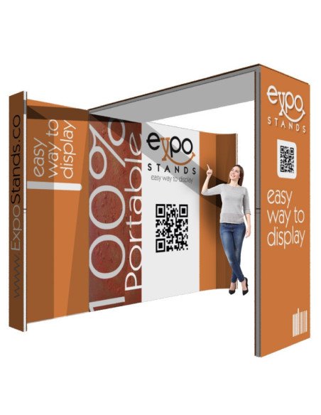 Stand publicitario de 3x2 Expo Stand Ref. ES-St-3x2-001
