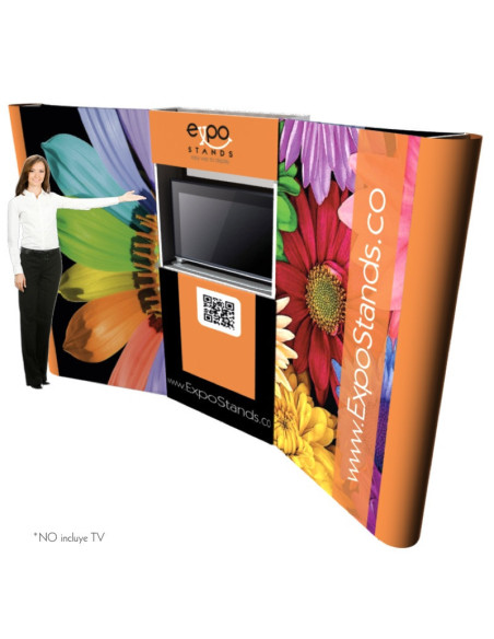 Backing / ExpoMuro 2x3 Escualizable.