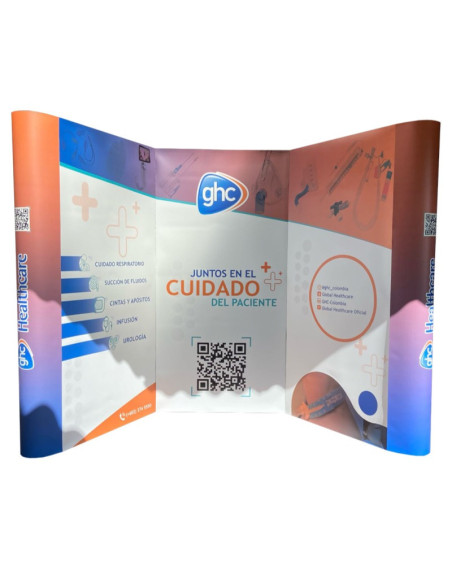 Backing / ExpoMuro 2x3 Escualizable.