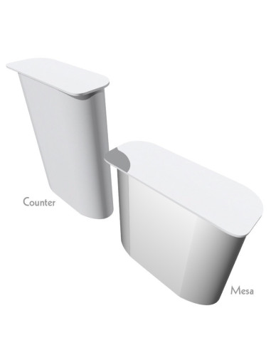 ExpoStands - Mesa o Counter de 80x30 cm opción cenefa