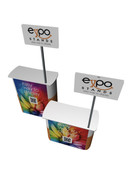 ExpoStands - Mesa o Counter de 90x40 cm con Cenefa