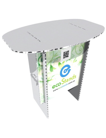 Mesa y counter de cartón Eco Stand 75x45