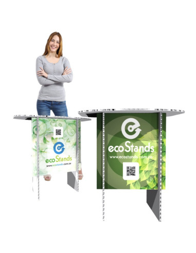 Mesa y counter de cartón Eco Stand 75x45