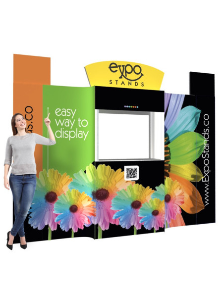 Backing / Porta TV de 3,00 x 2,40 mts