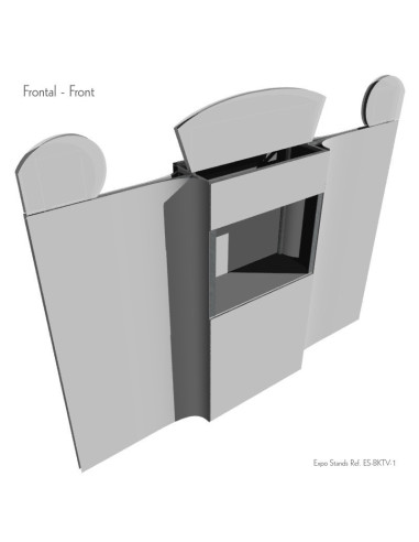 Backing / Porta TV de 3,00 x 2,40 mts