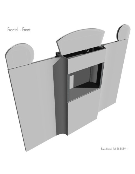Backing / Porta TV de 3,00 x 2,40 mts