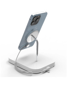 Alarmas antirrobo display para iPhone, con carga inhalámbrica
