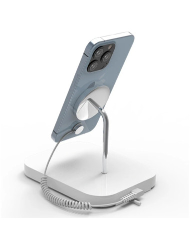 Alarmas antirrobo display para iPhone, con carga inhalámbrica