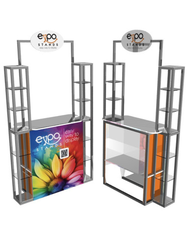 Combi Stand Ref. ES-CS-21 Counter con repisa doble