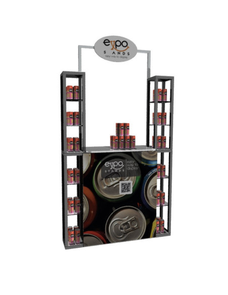 Combi Stand Ref. ES-CS-21 Counter con repisa doble