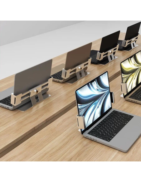 Soporte antirrobo para computadoras portátiles