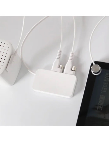 Alarma multiuso de 2 puertos con sensor adhesivo