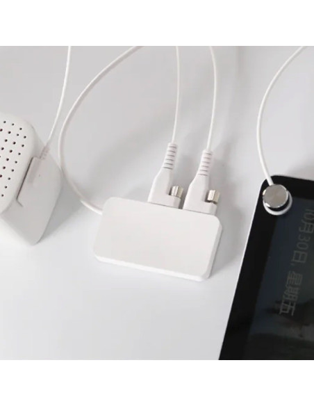 Alarma multiuso de 2 puertos con sensor adhesivo