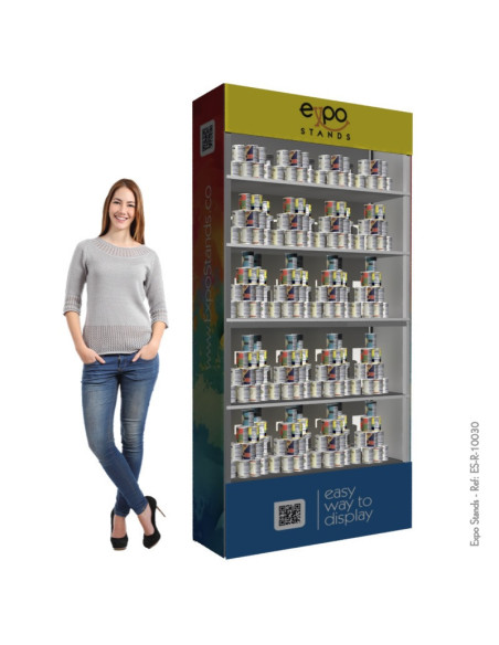 ExpoStands - Repisa exhibidor 2x1