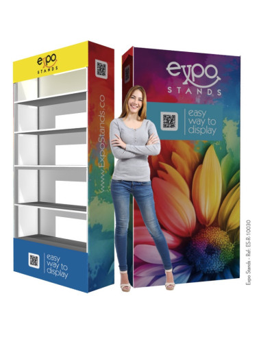 ExpoStands - Repisa exhibidor 2x1