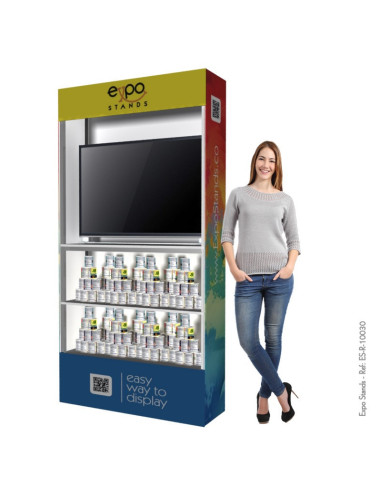 ExpoStands - Repisa exhibidor 2x1