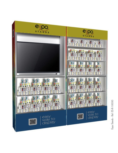 ExpoStands - Repisa exhibidor 2x1