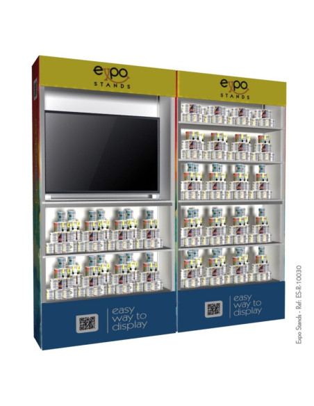 ExpoStands - Repisa exhibidor 2x1