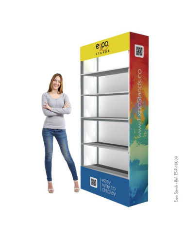 ExpoStands - Repisa exhibidor 2x1