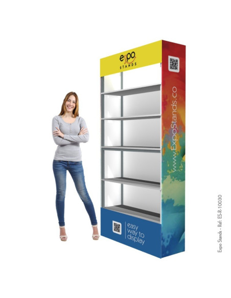 ExpoStands - Repisa exhibidor 2x1