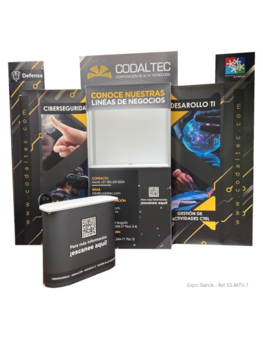 Backing / Porta TV de 3,00 x 2,40 mts