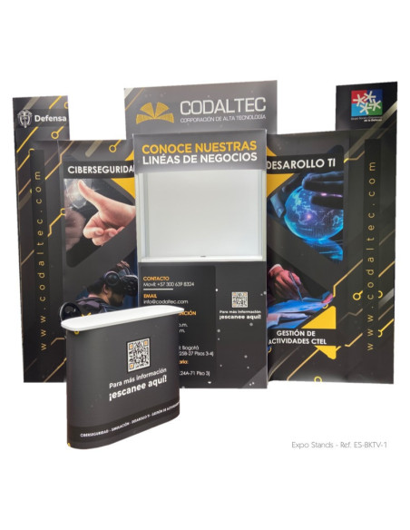 Backing / Porta TV de 3,00 x 2,40 mts