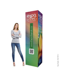 Totem cubo publicitario portátil