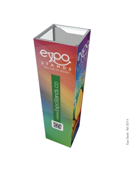 Totem cubo publicitario portátil